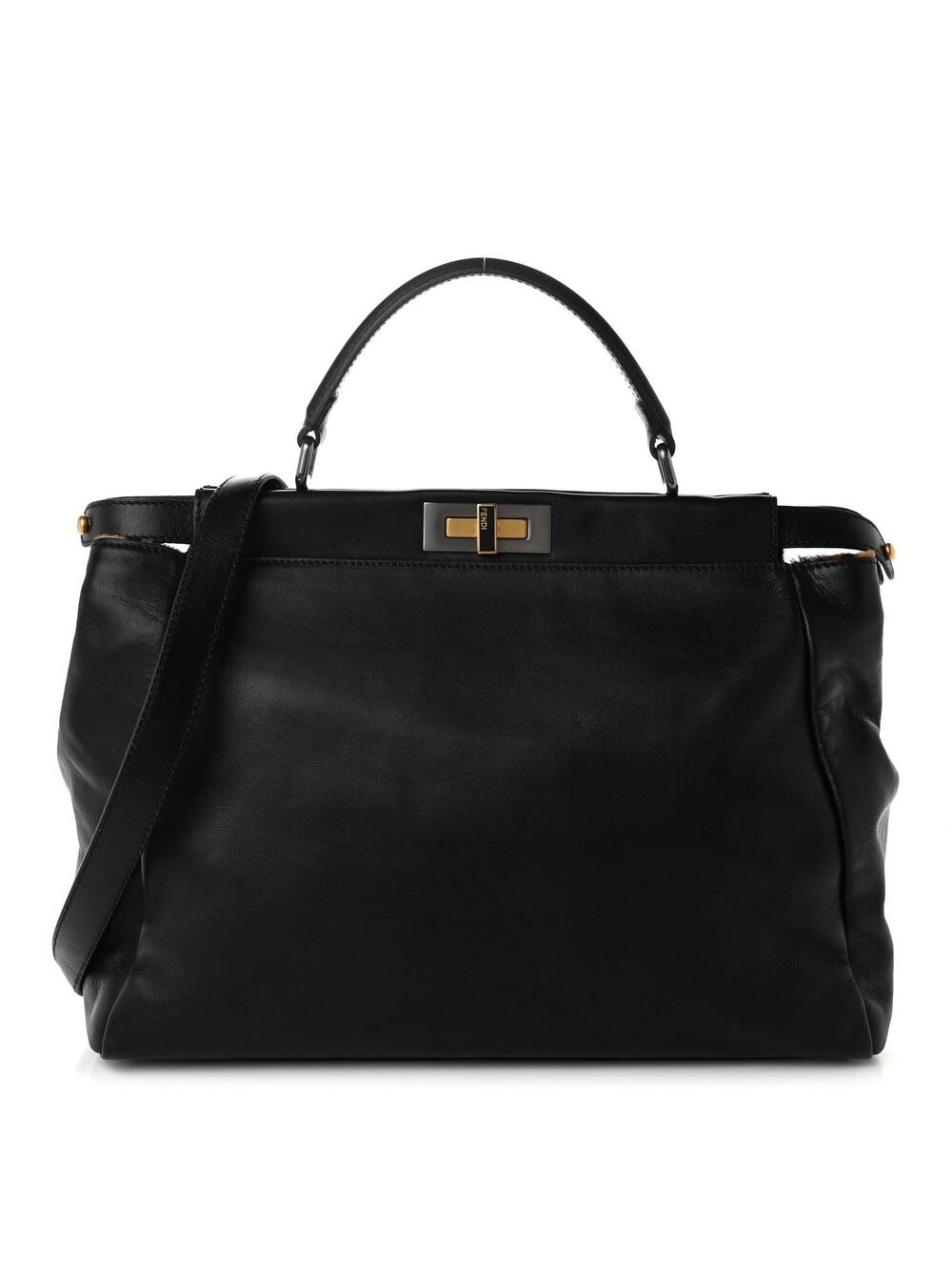 Fendi Calfskin Calf Hair Leopard Print #372524F17B